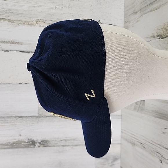 Zephyr 32/5 Chopped navy blue gold Norte Dame Fighting Irish hat cap Size 7 1/8 - Picture 3 of 9